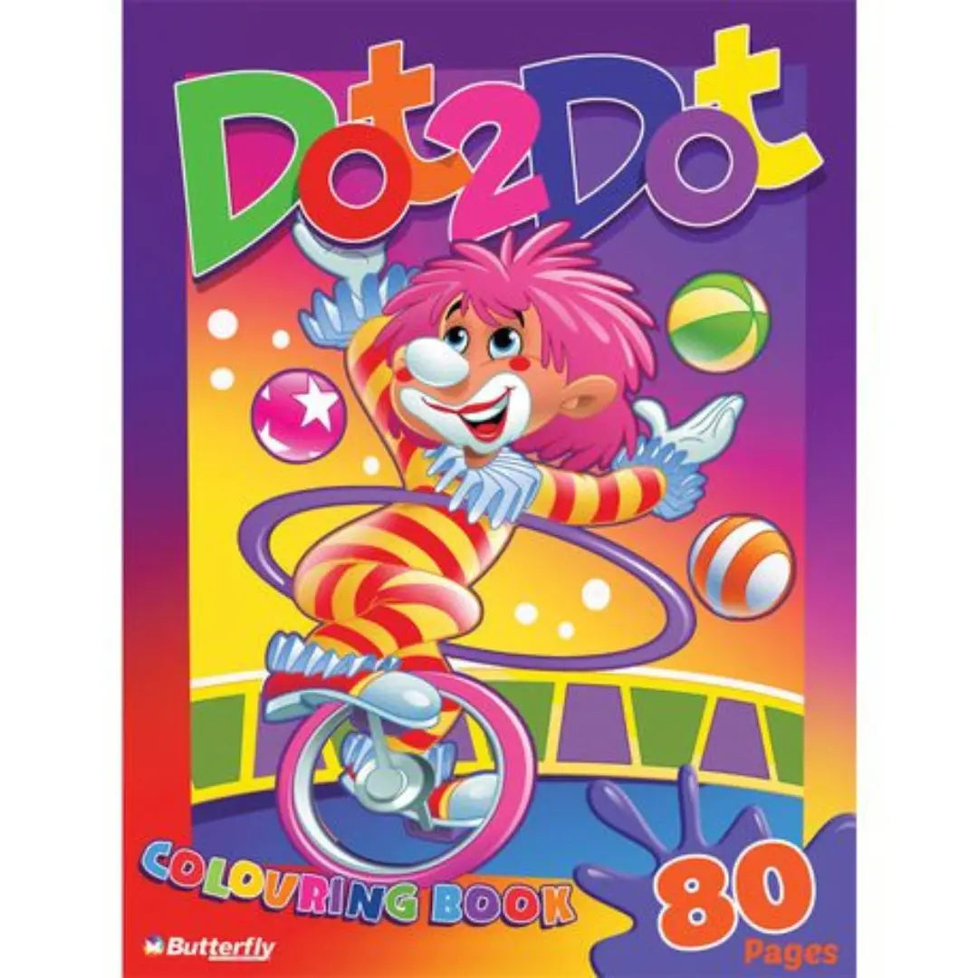 Butterfly Colouring Book Dot2Dot 80 pages Honey Bee Online