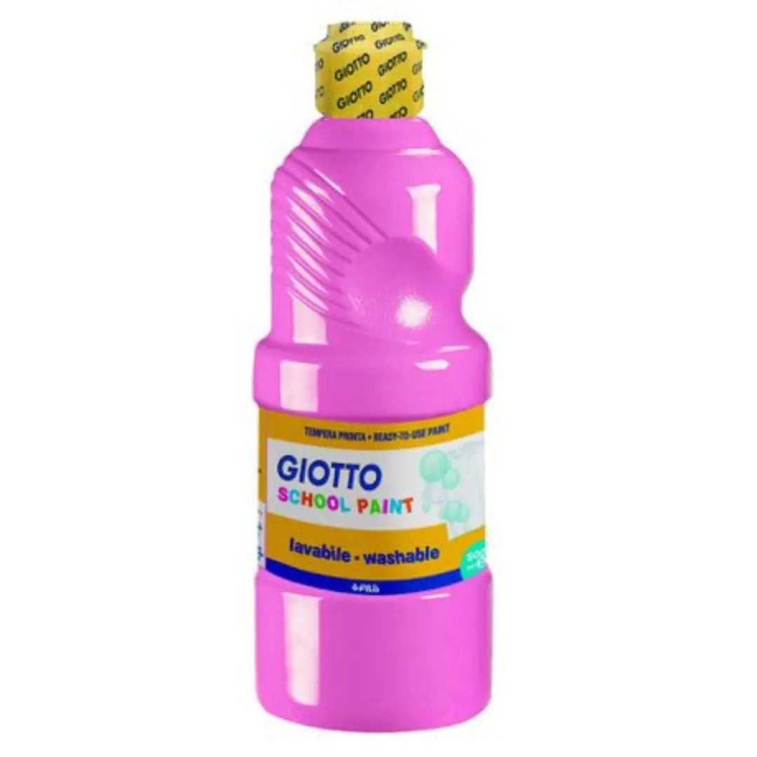 Giotto School Paint 500ml Assorted Colours Honey Bee