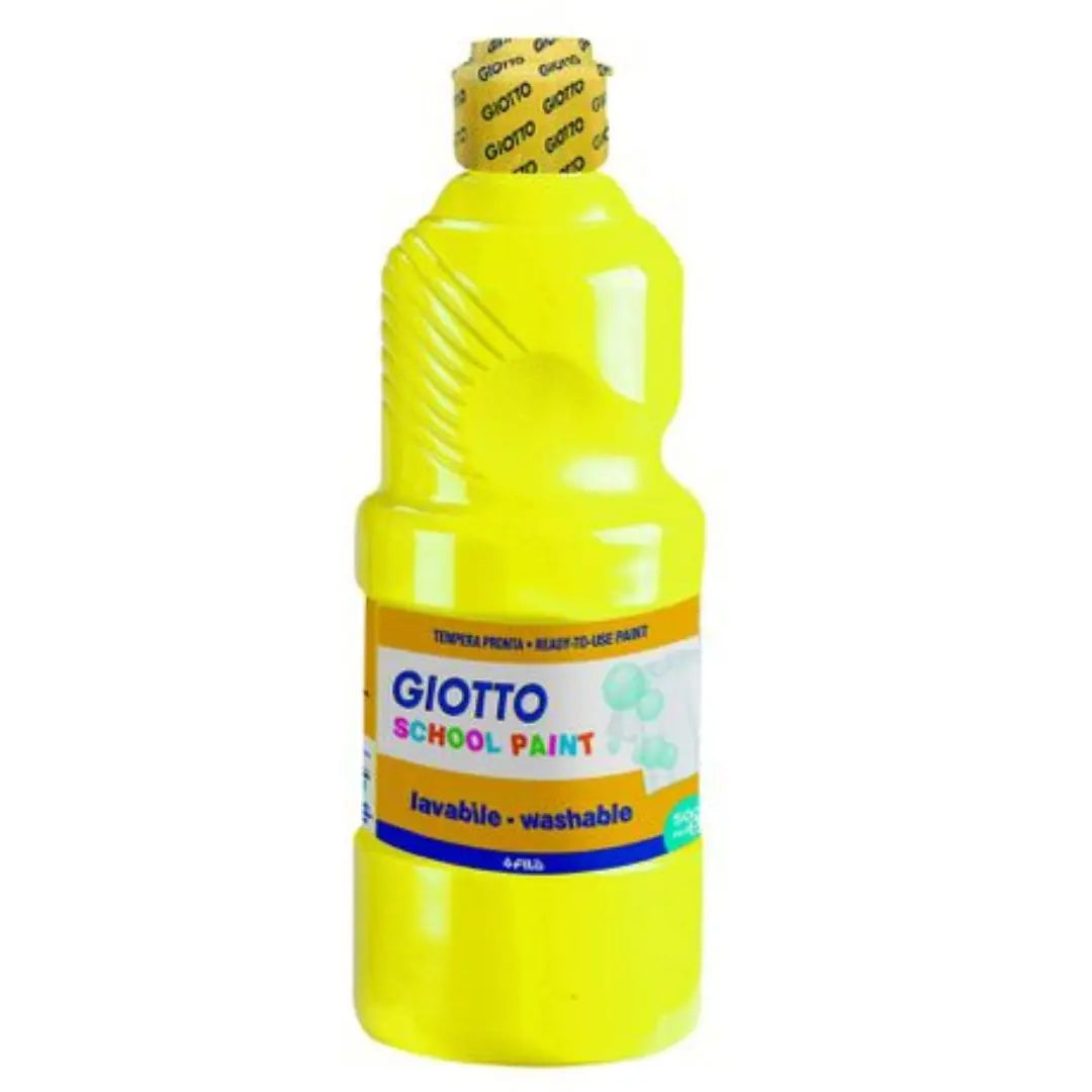 Giotto School Paint 500ml Assorted Colours Honey Bee