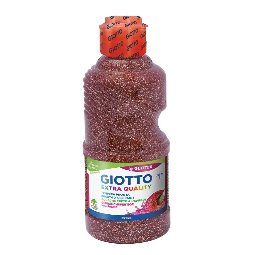 Giotto Glitter Paint Assorted Colour 250ml Honey Bee