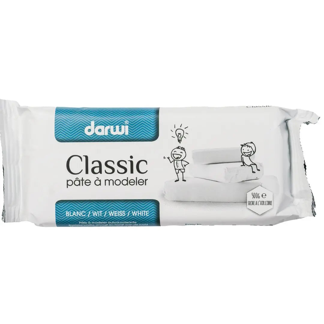 Darwi Classic Modelling Clay White 500g Honey Bee