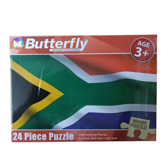 Butterfly Wooden Puzzle 24pc