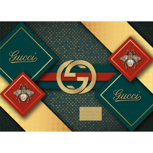A4 Precut Book Covers- Gucci Design - Pack of 5