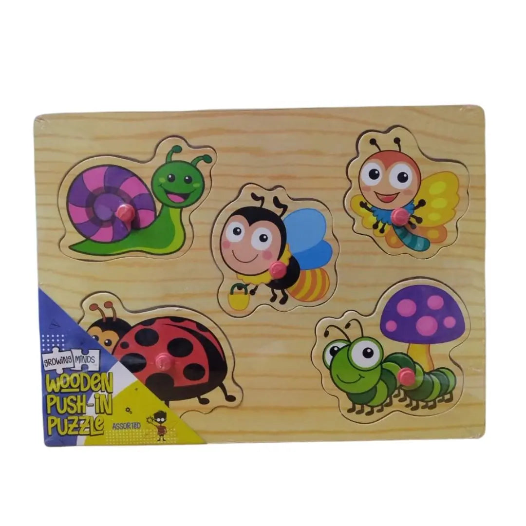 Wooden Puzzles Assorted Designs Honey Bee