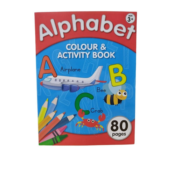 Butterfly Alphabet Colour and Activity Book 80 pages
