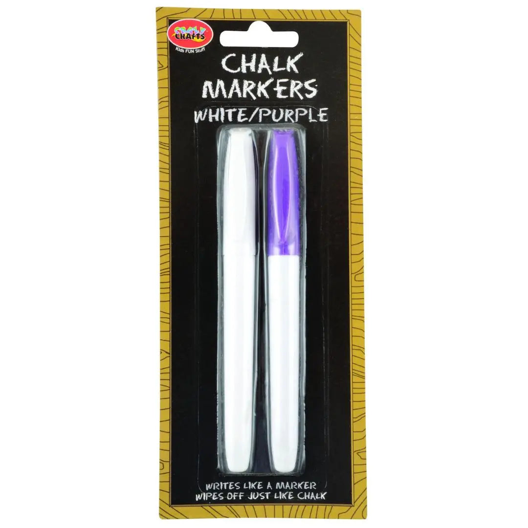 Crazy Crafts Chalk Markers Set of Two Assorted Colours Honey Bee