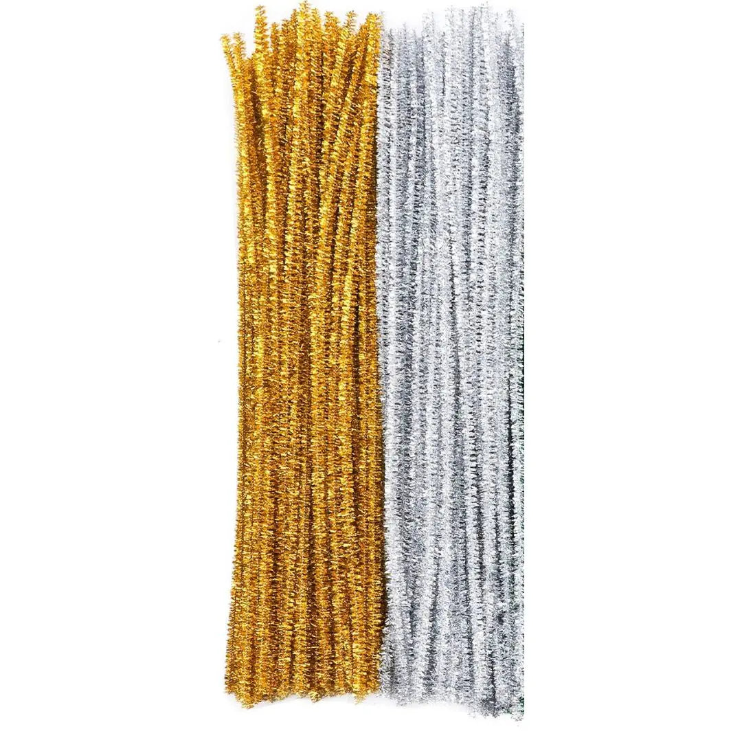 Crazy Craft Pipe Cleaners - Chenille Metallic 18pc Honey Bee