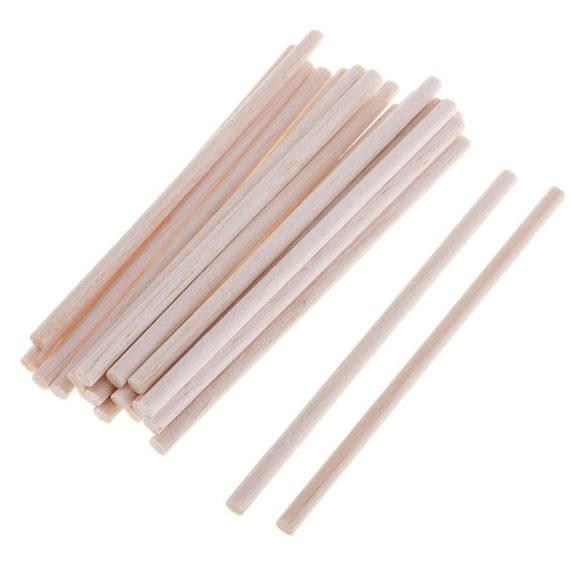 Plain Wooden Sticks Round