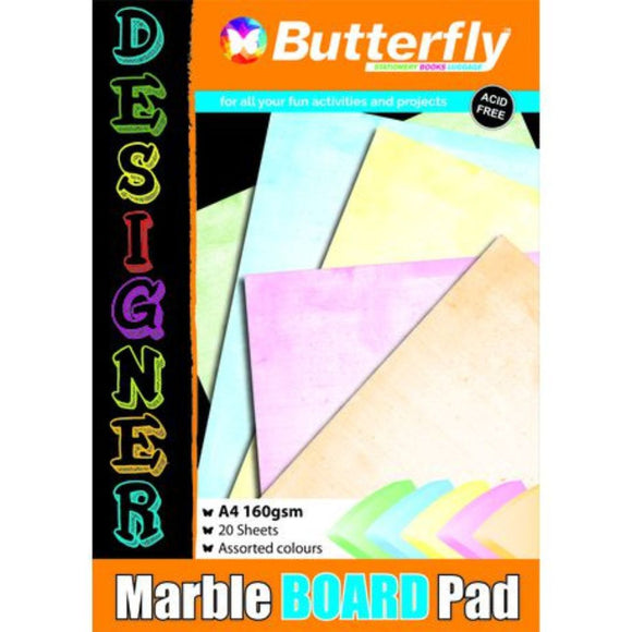 Butterfly Marble Board Pad