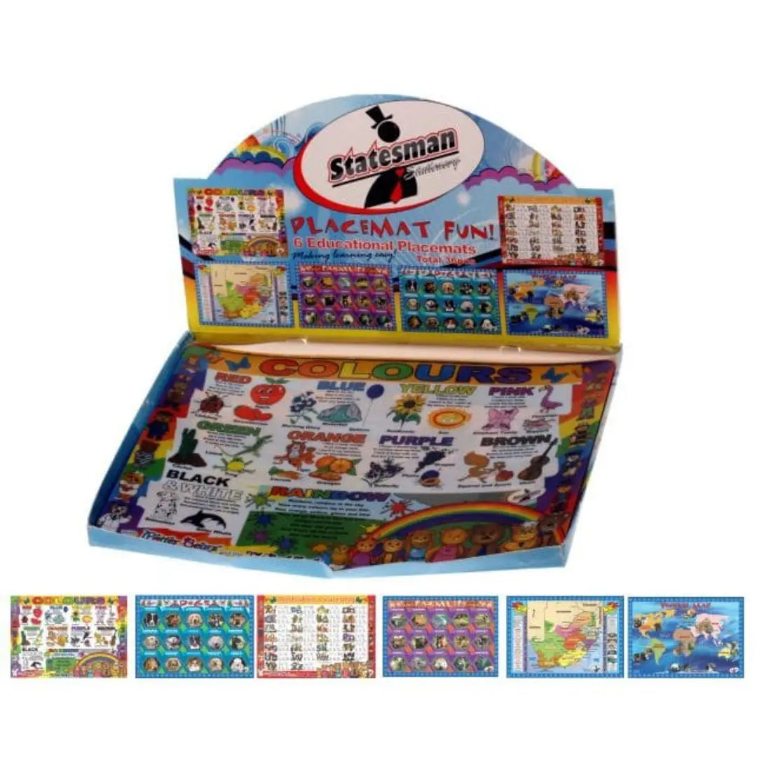 Educational Place Mats Honey Bee
