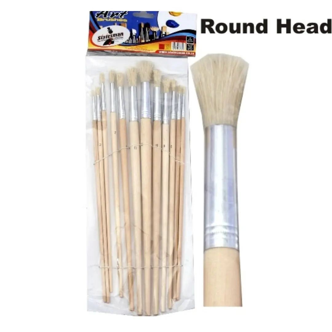 Paint Brushes Set of 12 Honey Bee