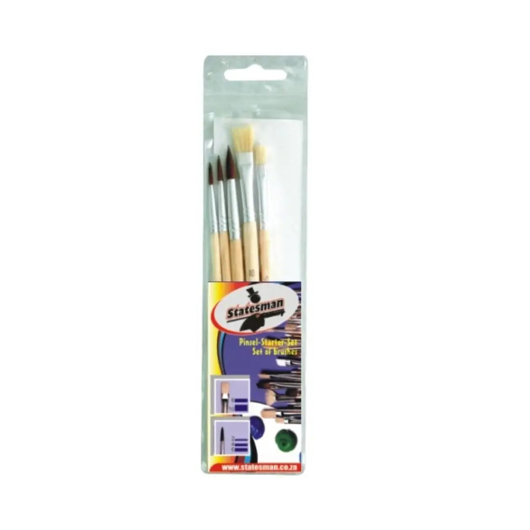 Paint Brushes Pinsel Set of 5 Honey Bee