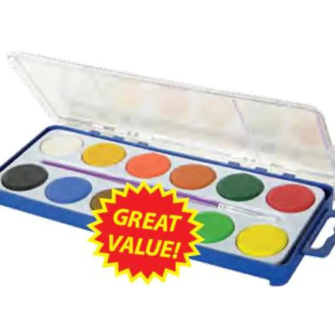 Statesman Water Colour Paint Set - 12s Honey Bee