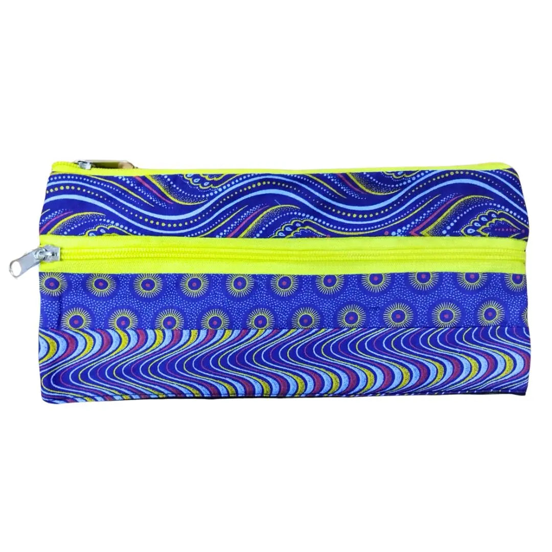 African Print Pencil Cases Assorted Colours. Honey Bee