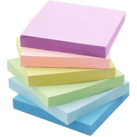 Pastel Coloured Sticky Note Pads