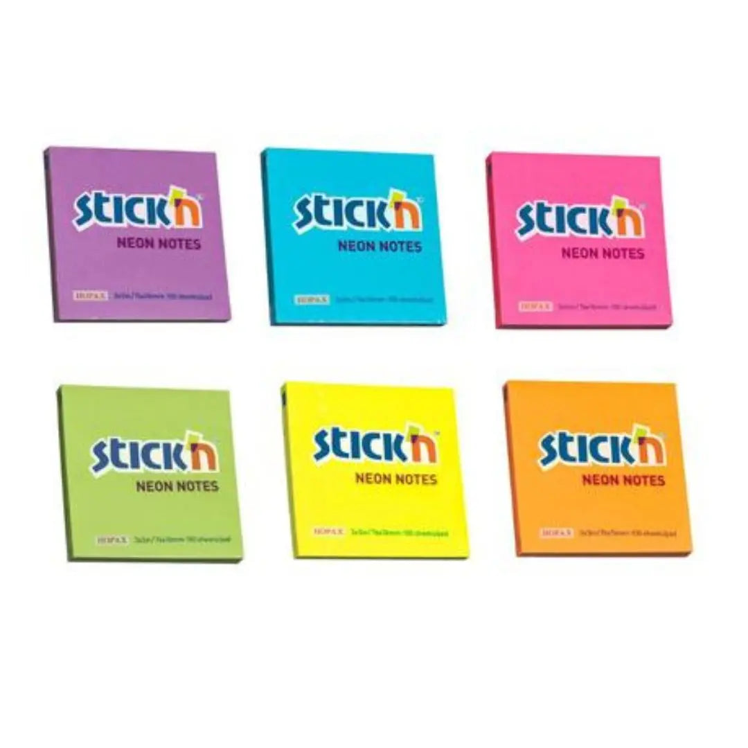 Neon Sticky Note Pads Honey Bee