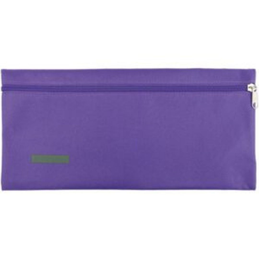 Polyester Pencil Case 33cm Assorted Colours