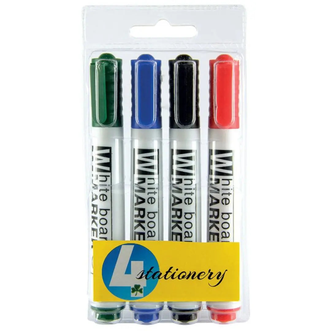 Whiteboard Markers Pack of 4 Honey Bee