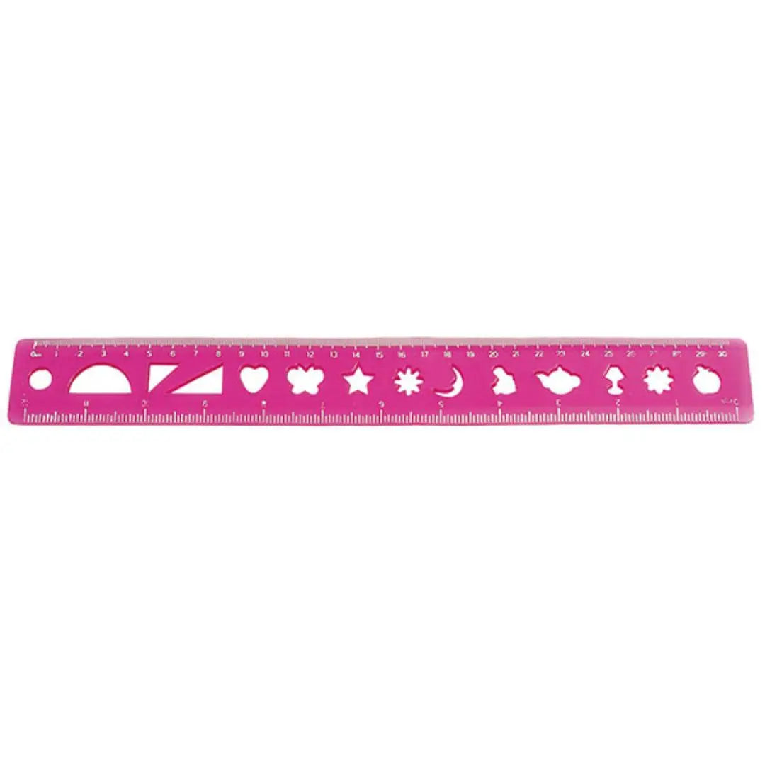 Trefoil Funky Rulers Assorted Colours Honey Bee