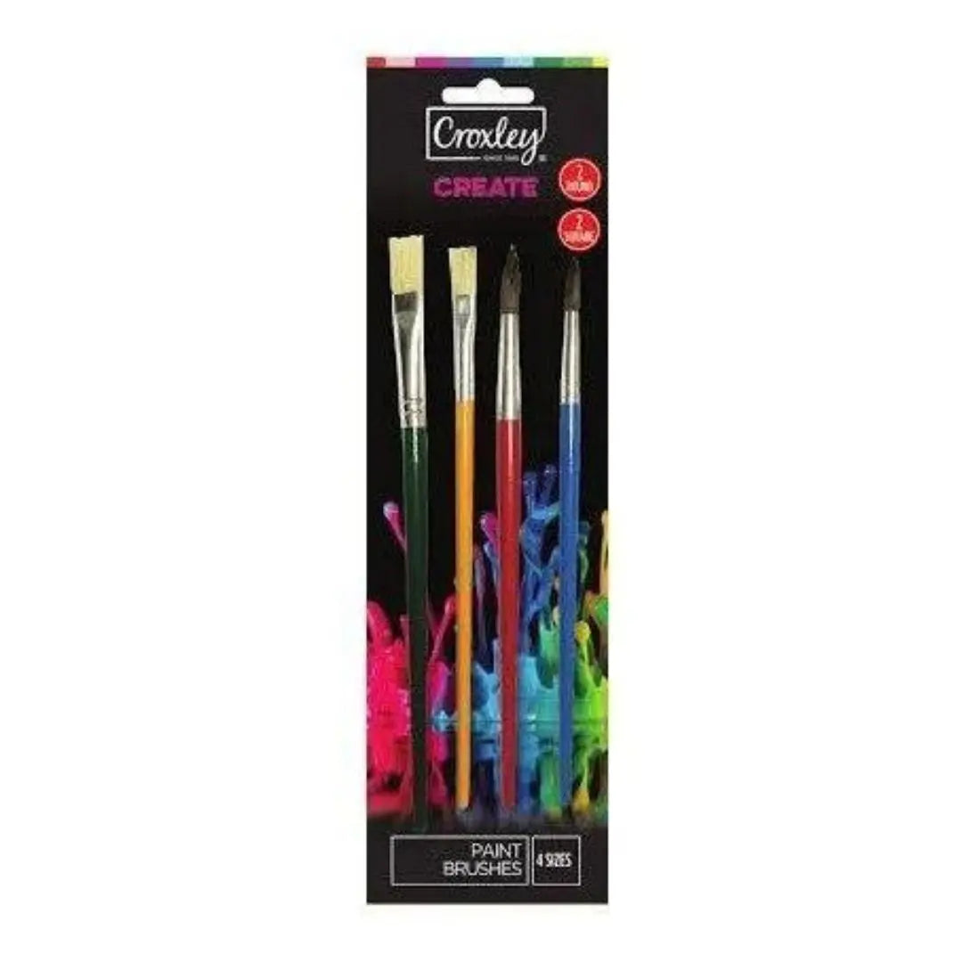 Croxley Beginner Paint Brush Set Honey Bee