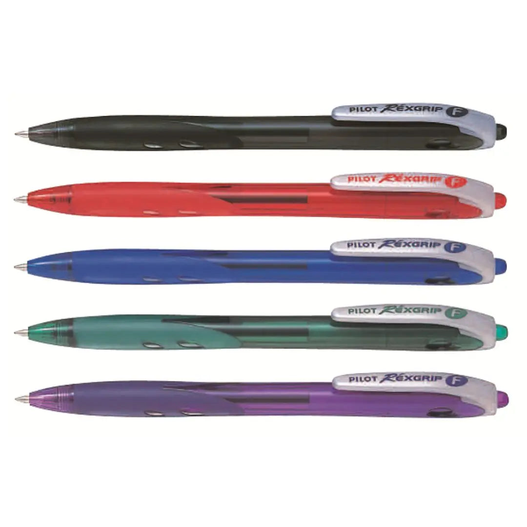 Pilot Rexgrip Fine Assorted Colours Honey Bee
