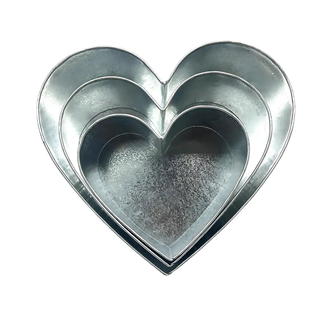 Cake Pan Heart Shaped Assorted Sizes Honey Bee