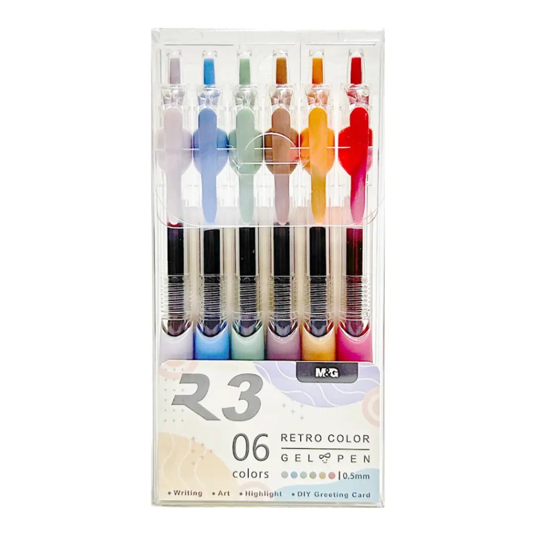M&G retro colour gel pen Honey Bee Online