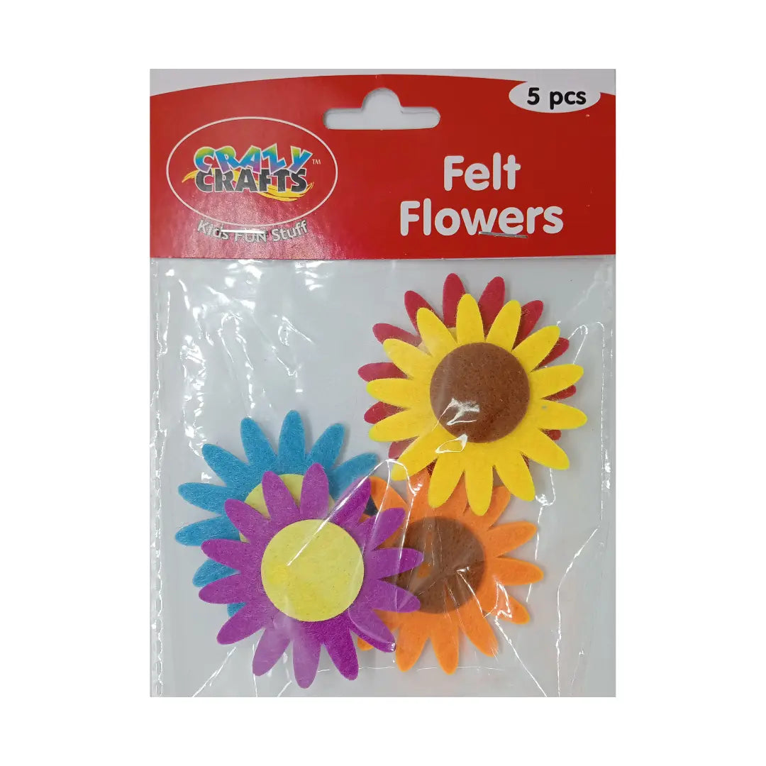 Crazy Crafts felt assorted shapes Honey Bee Online
