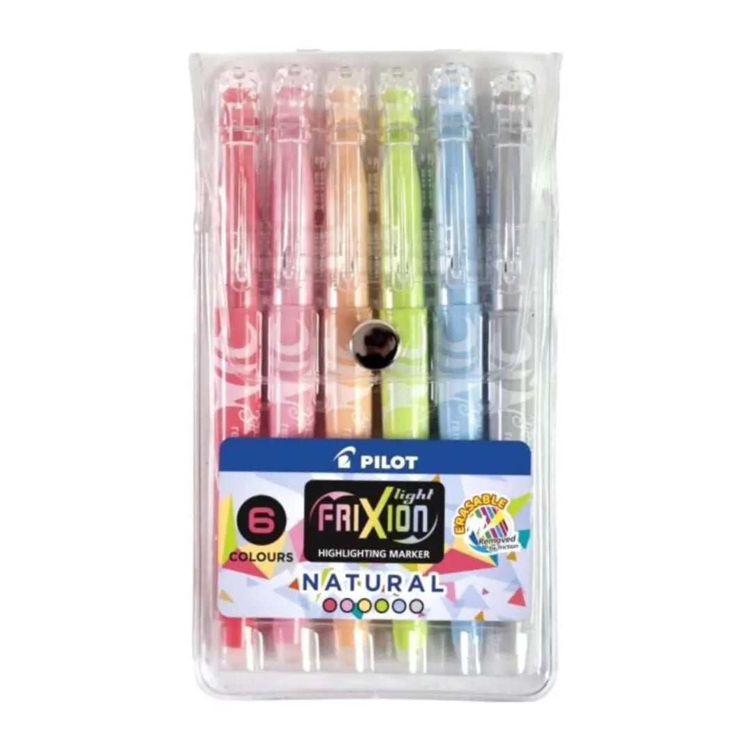 Pilot Frixion highlighting marker 6 colour Honey Bee Online
