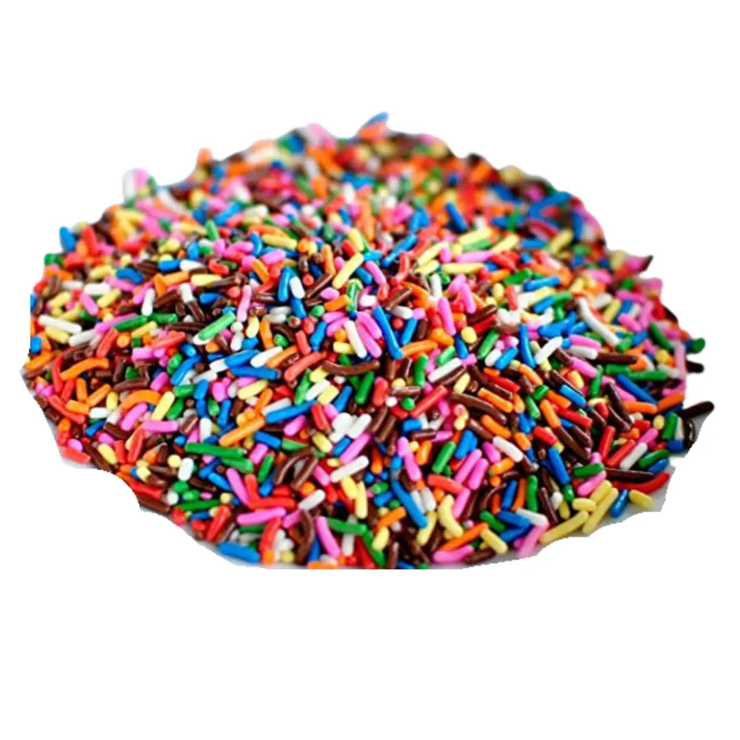 Dark Rainbow Sprinkles Honey Bee