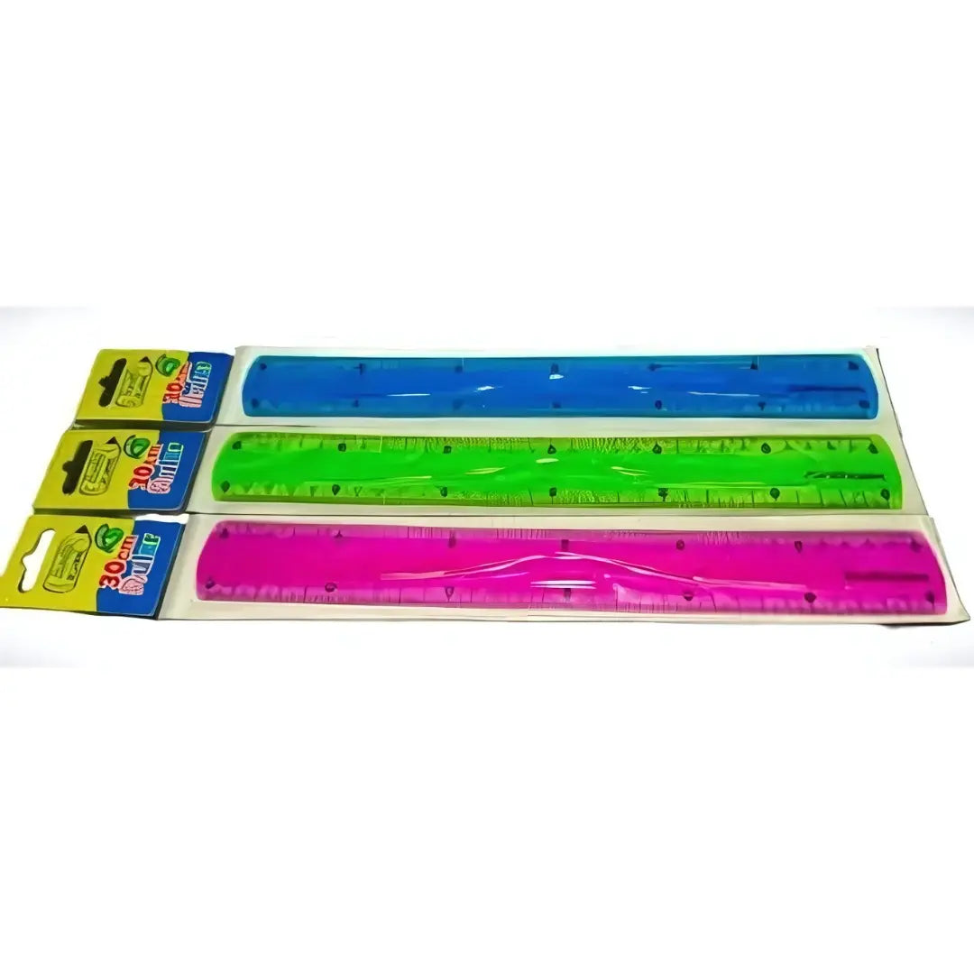 Flexible Rulers Assorted Colours Honey Bee