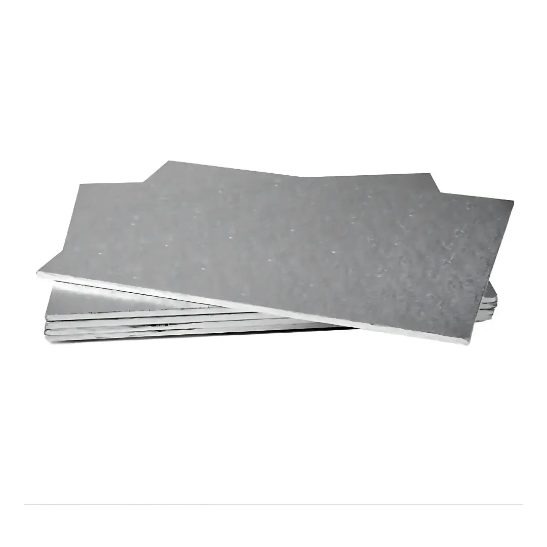 Square Masonite Cake Boards - Silver Honey Bee