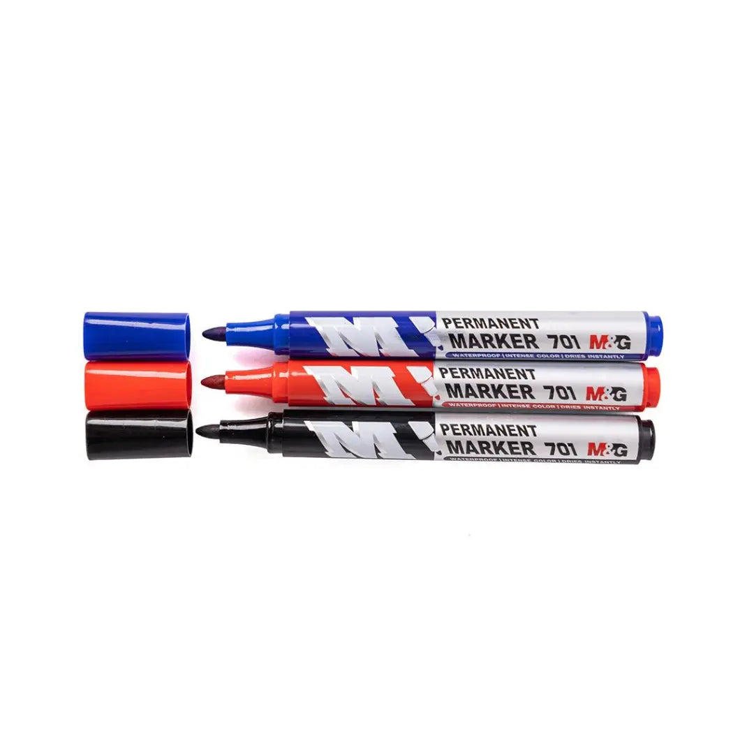 M&G Permanent Markers - Bullet, Box Of 3 Honey Bee Online