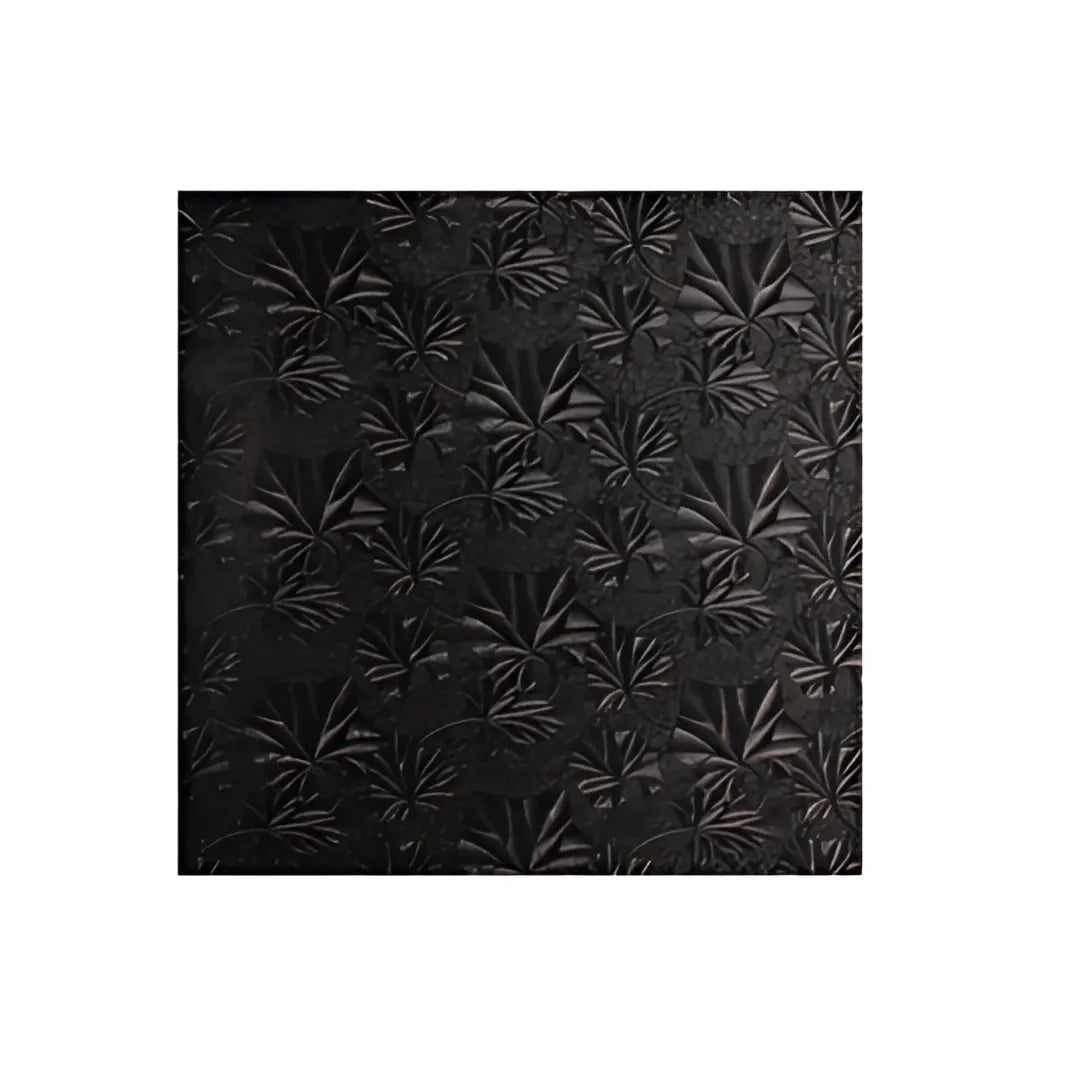 Masonite Cake Board - Square - Black Honey Bee