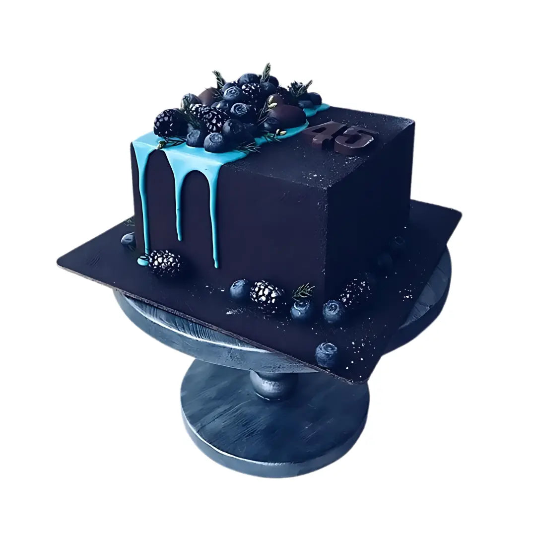 Masonite Cake Board - Square - Black Honey Bee