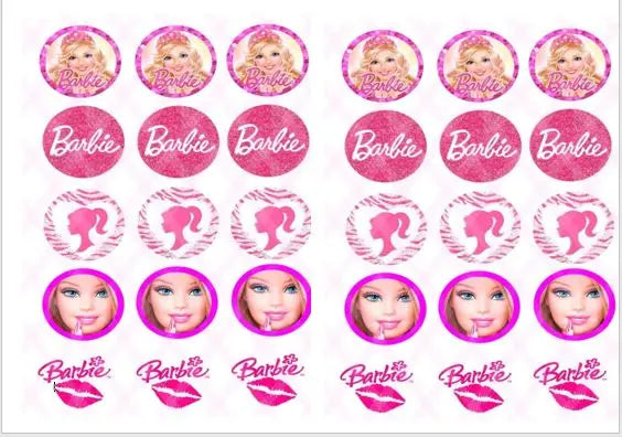 Edible Print - Barbie Cupcakes, 30s Honey Bee