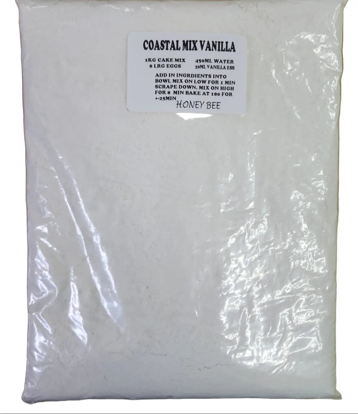 Coastal Vanilla Premix - 1kg Honey Bee