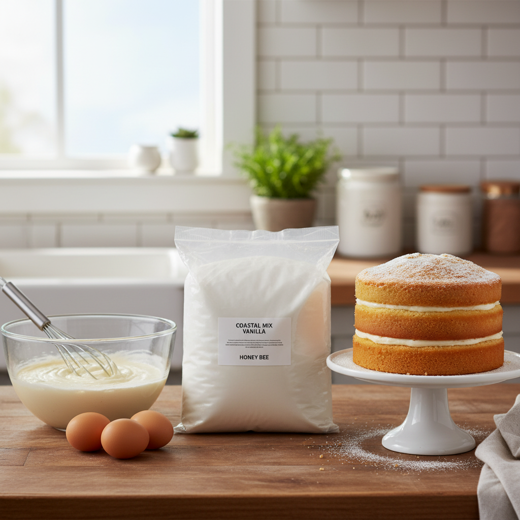 Coastal Cake Premix - Vanilla , Assorted Sizes