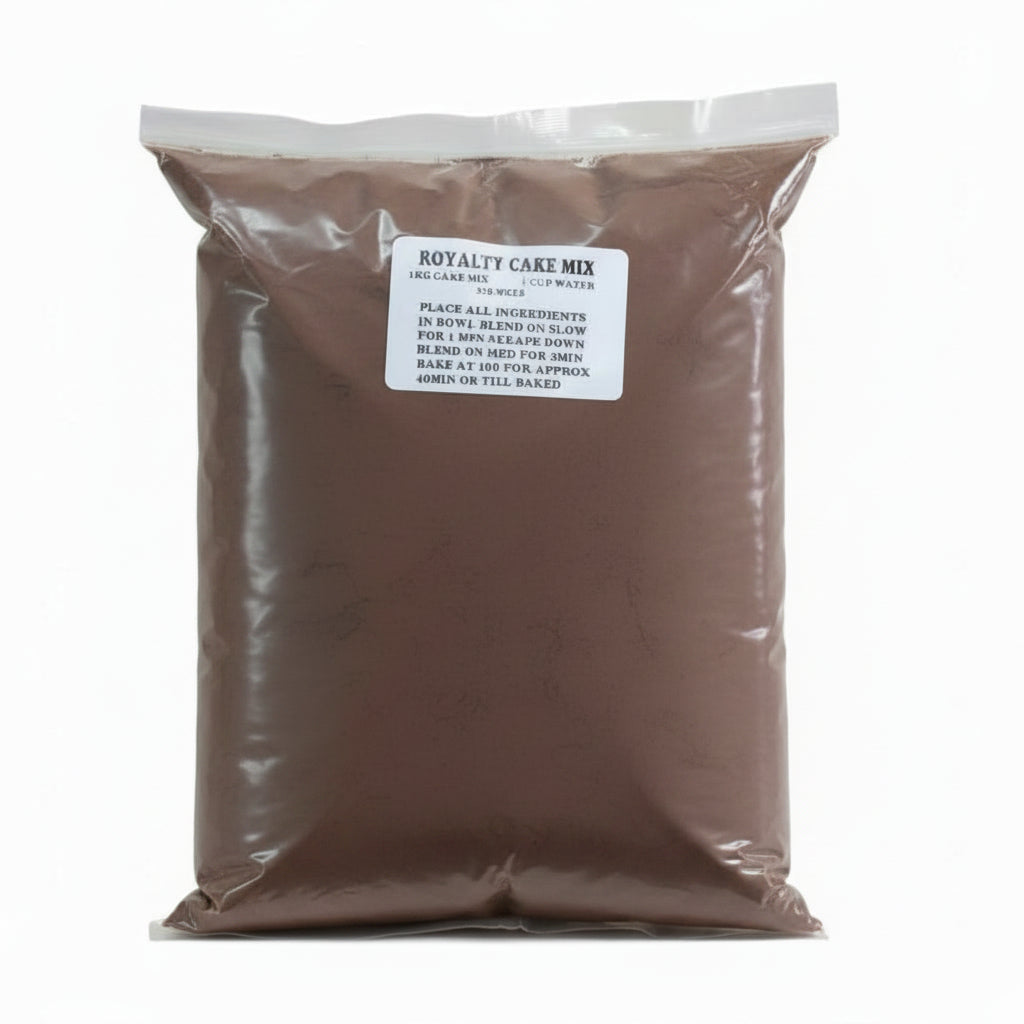 Royalty Dark Choc Cake Premix - 1kg Honey Bee