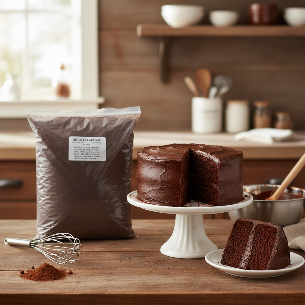 Royalty Dark Choc Cake Premix - 1kg