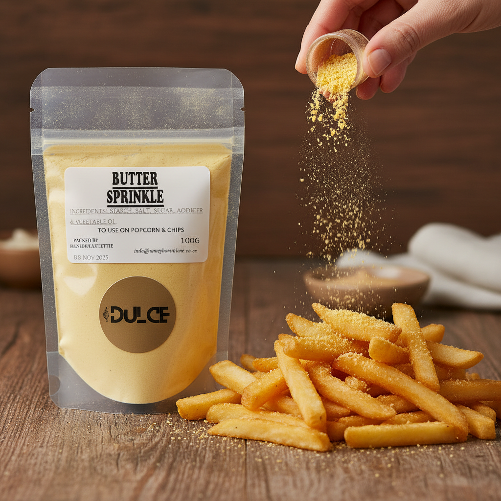 Butter Sprinkle Spice – Popcorn & Chips Seasoning, 100g