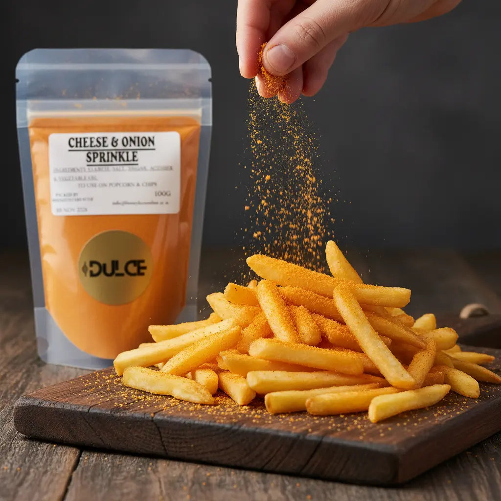 Cheese & Onion Sprinkle Spice – Popcorn & Chips Seasoning, 100g Honey Bee Online