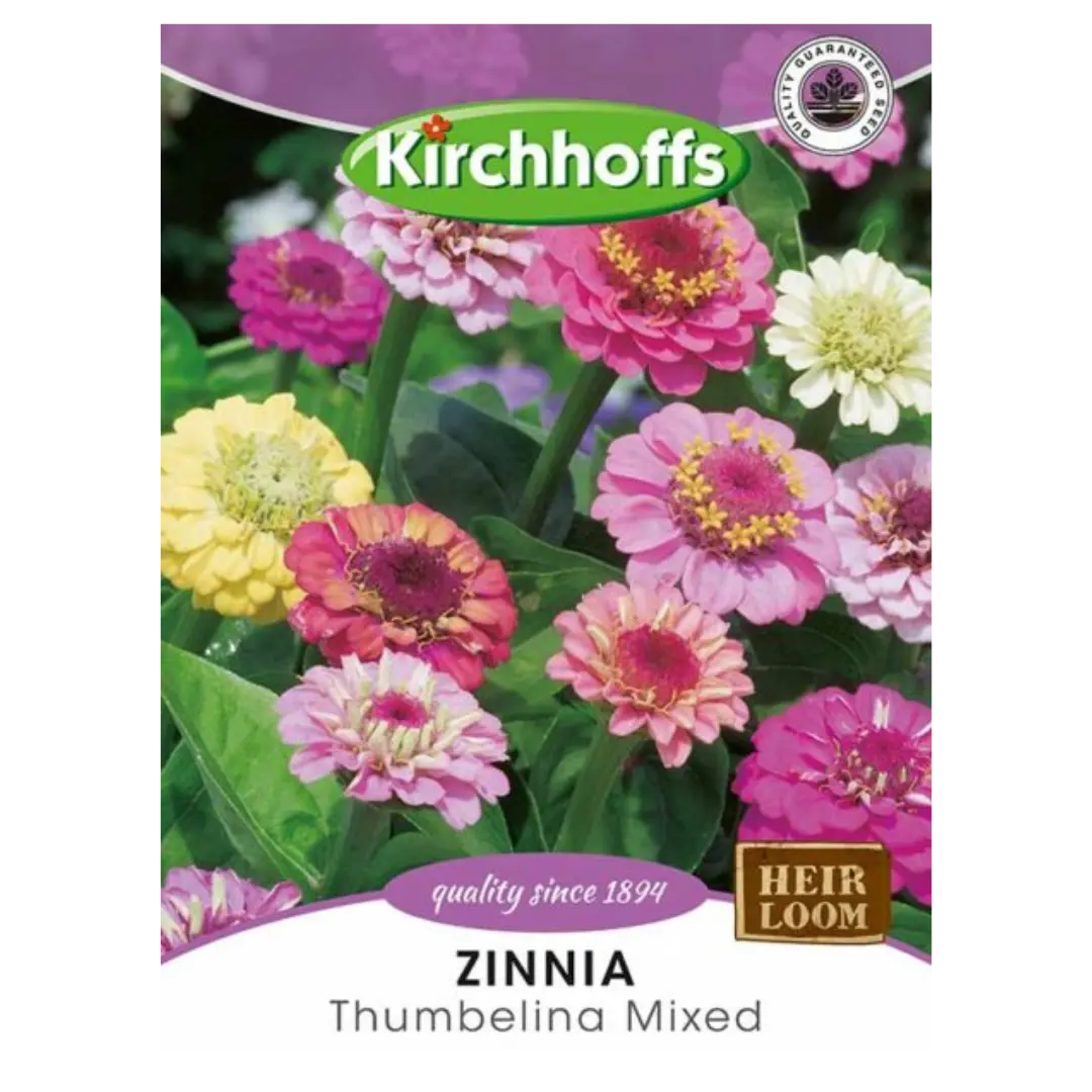 Zinnia (Thumbelina mixed) - Kirchhoff Seeds, Flowers Kirchhoffs