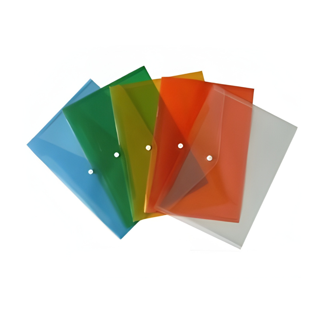 Document Wallet/ Carry Folder Assorted Colours - A3