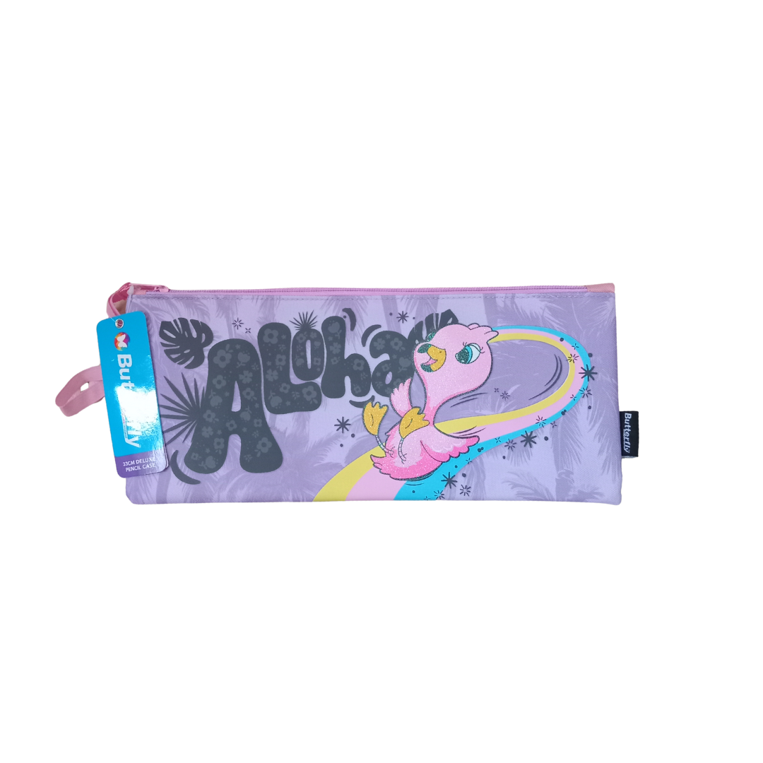 Butterfly Pencil Case - Aloha, (33cm)