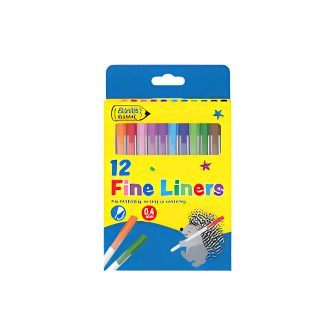 Bantex Fine Liner Pens- 12s Honey Bee