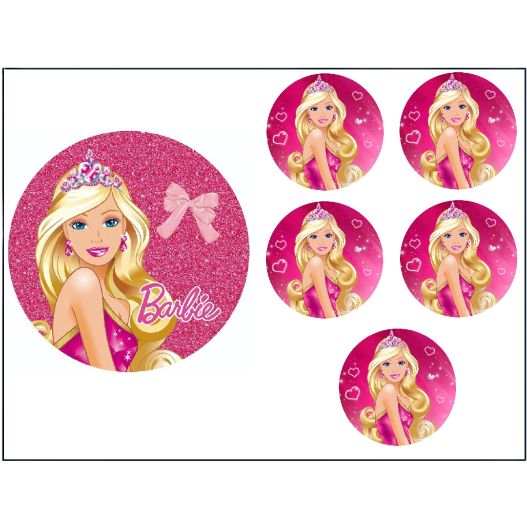 Edible Print - Barbie Bento