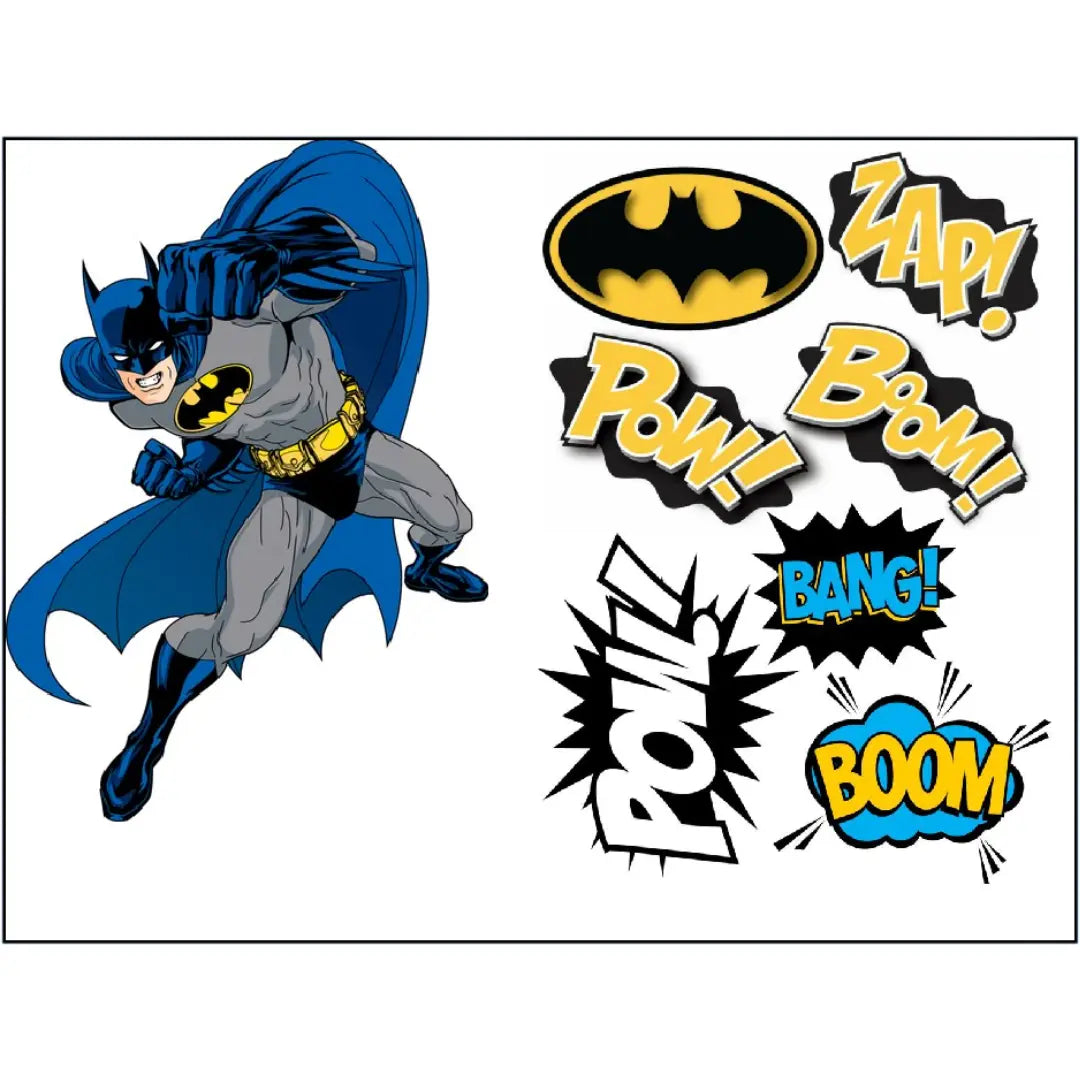Edible Print - Batman Comic Style Honey Bee