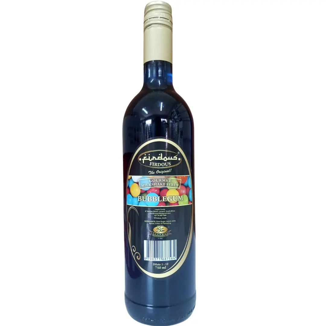 Firdous Bubblegum Syrup - 750ml Honey Bee Online