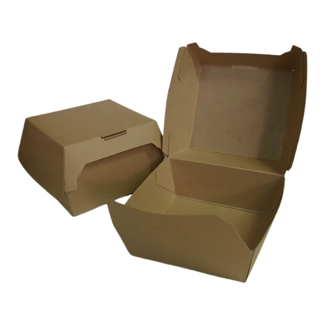 Single Burger Takeaway Boxes, Tuck In - 10s, 20s, 50s